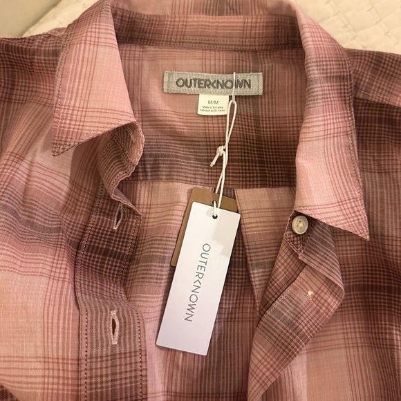 NWT💕 Outerknown 100% Cotton Windrift Shirt Size M - Picture 2 of 5